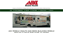 Desktop Screenshot of adi-mobilehealth.com