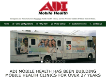 Tablet Screenshot of adi-mobilehealth.com